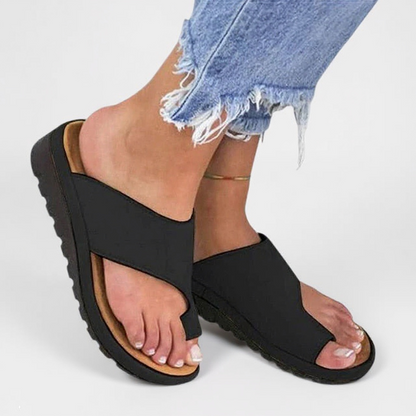 Alyssa | Women’s Summer Orthopedic Toe Split Slide Sandals