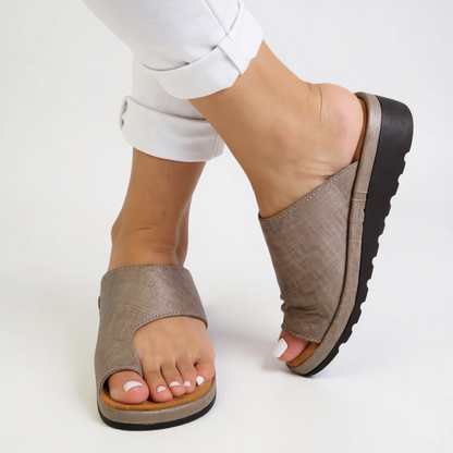 Alyssa | Women’s Summer Orthopedic Toe Split Slide Sandals