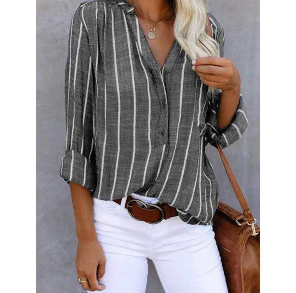 Emily | Women Summer Striped Casual Blouse
