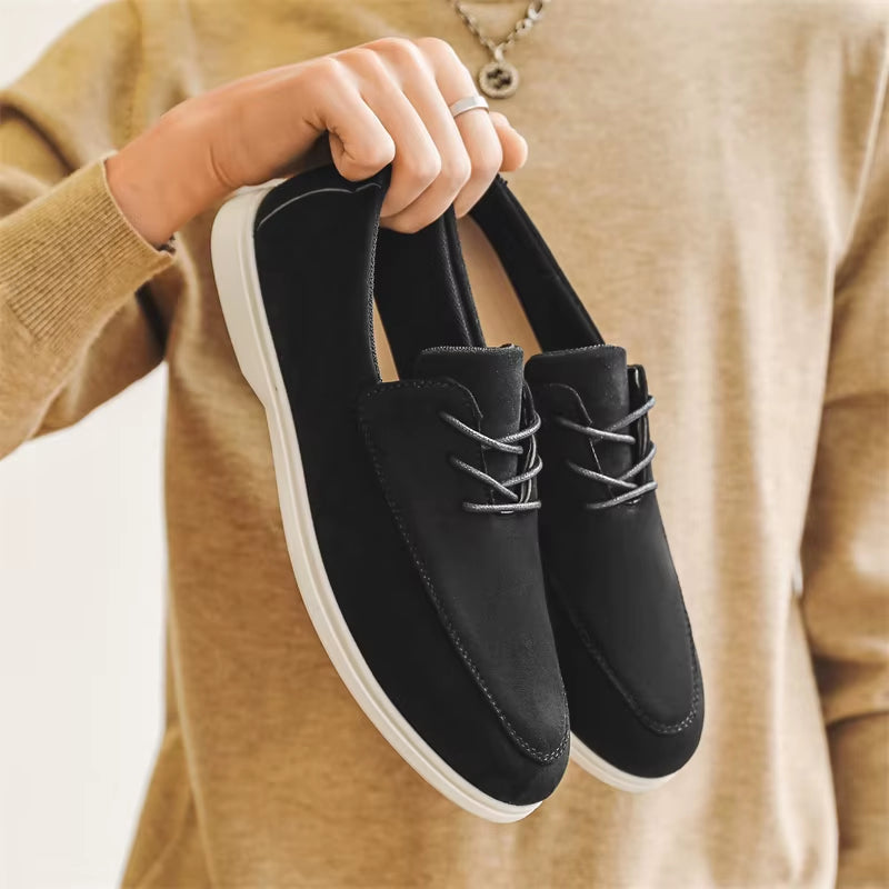 Grant | Men’s Lace-Up Suede Loafers