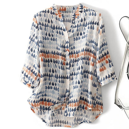 Harriet | Women’s Lightweight Printed Spring Blouse
