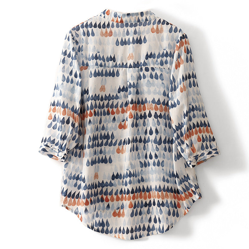 Harriet | Women’s Lightweight Printed Spring Blouse