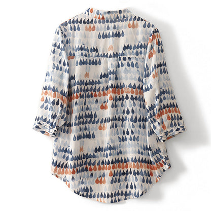 Harriet | Women’s Lightweight Printed Spring Blouse