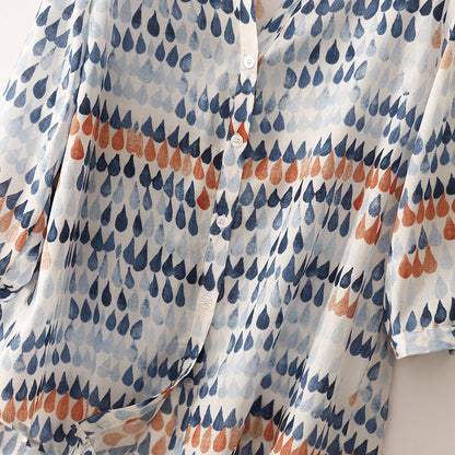 Harriet | Women’s Lightweight Printed Spring Blouse