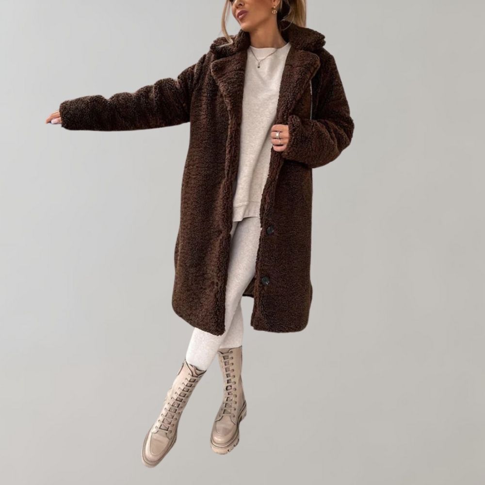 Clarissa | Women’s Fur Trench Winter Coat