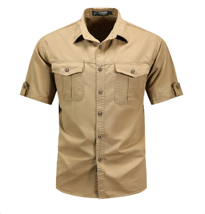 Branson | Men’s Short Sleeve Utility Button Up Shirt