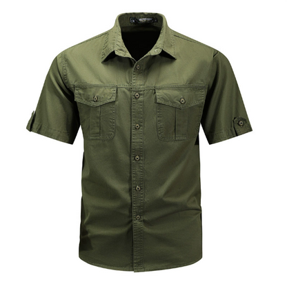 Branson | Men’s Short Sleeve Utility Button Up Shirt