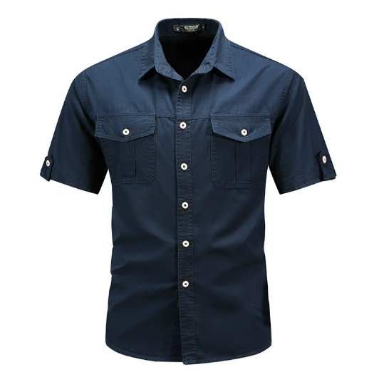 Branson | Men’s Short Sleeve Utility Button Up Shirt