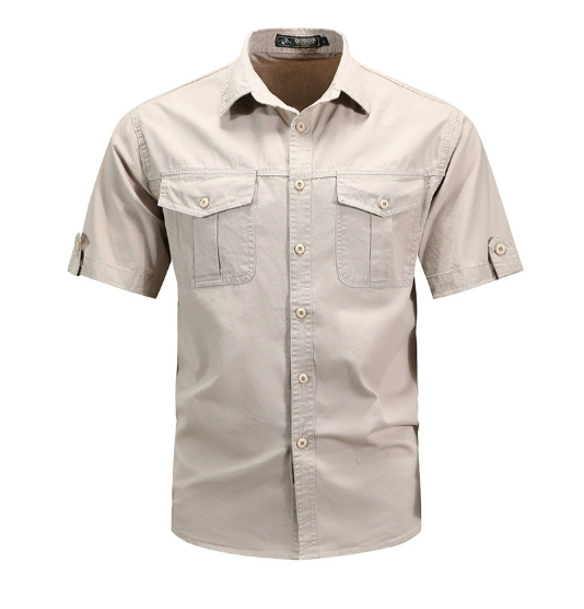 Branson | Men’s Short Sleeve Utility Button Up Shirt