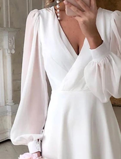 Genevieve | Women’s Stylish Long Sleeve Cocktail Dress