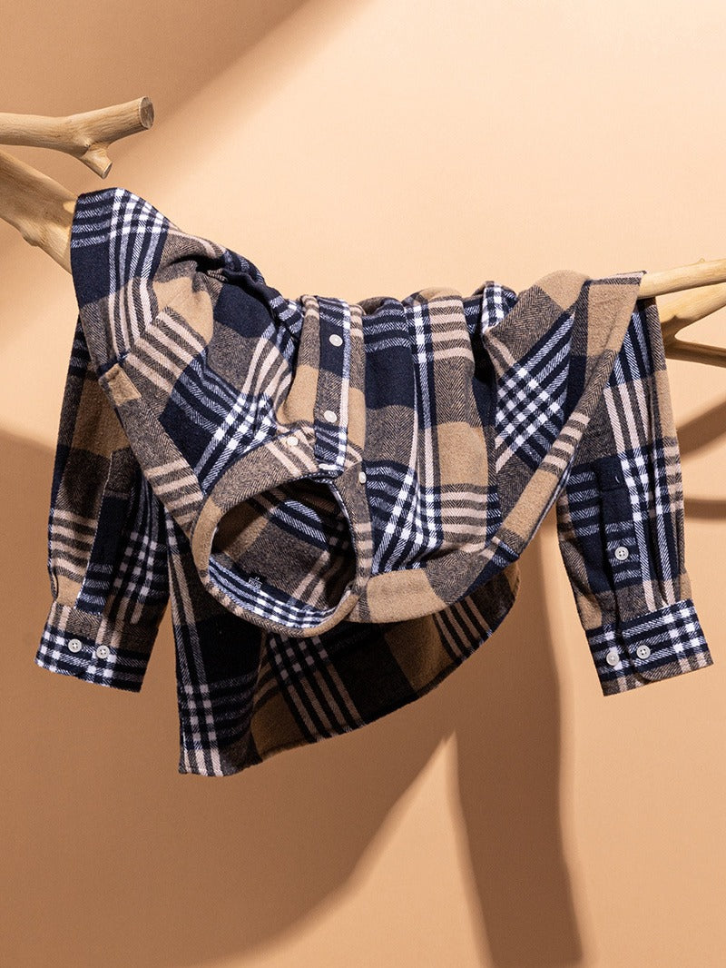 Jayson | Men’s Checked Cotton Button Up Shirt