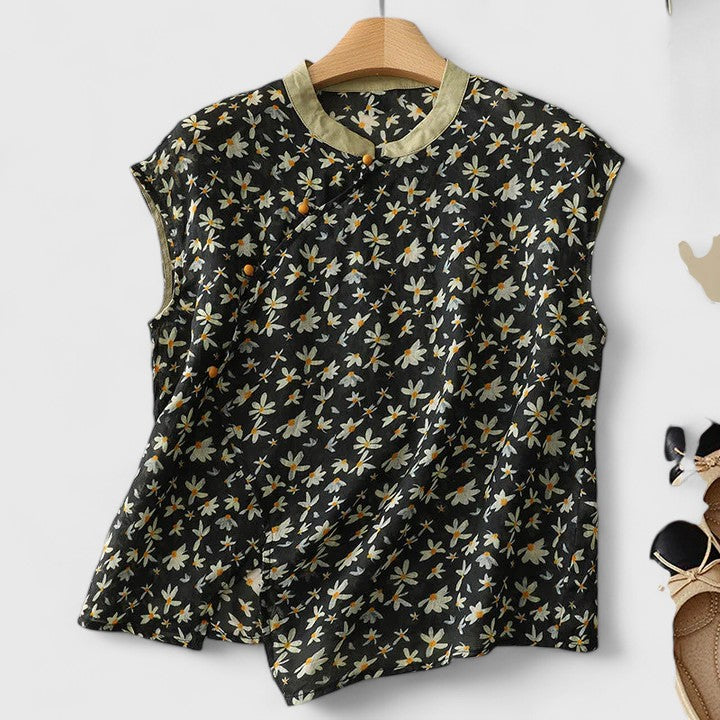 Amaryn | Women’s Elegant Satin Button Up Blouse