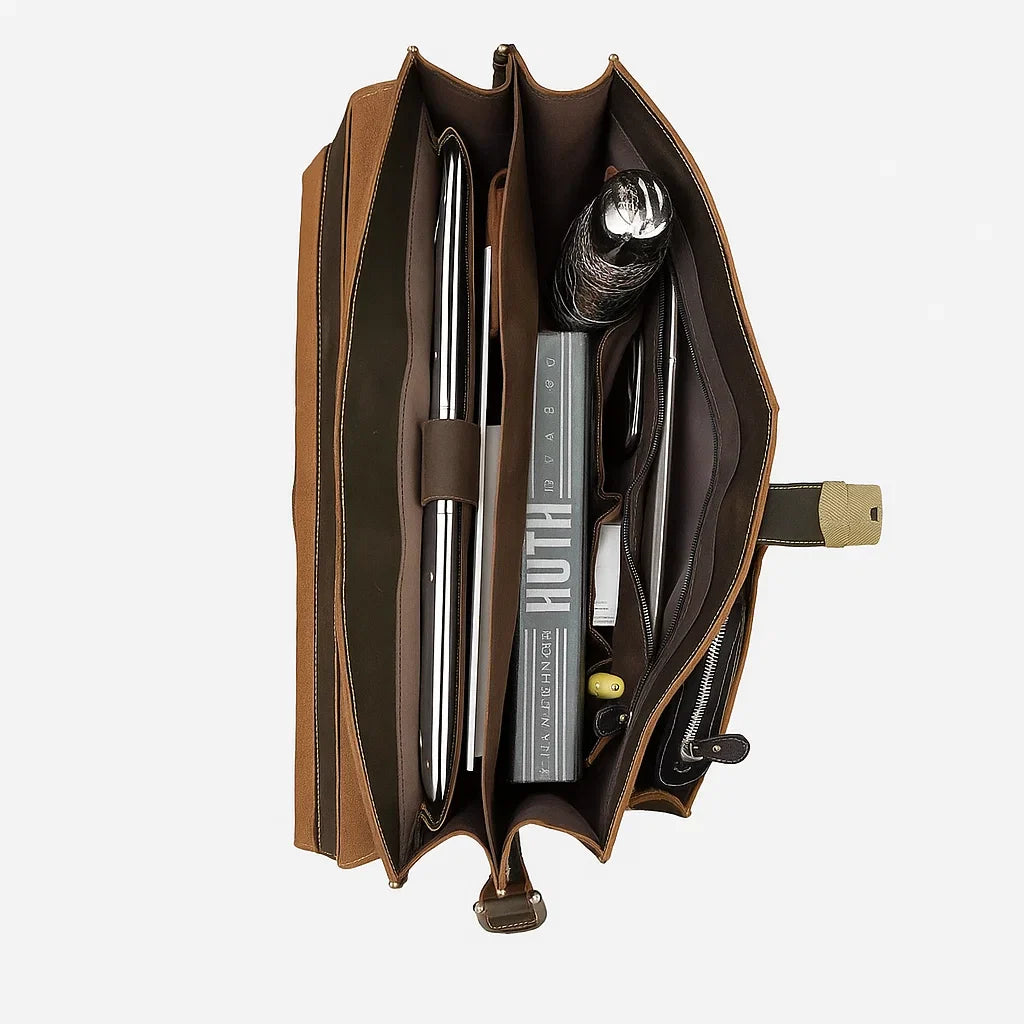 Marvélin | Sac Porte-documents Vintage à Boucle