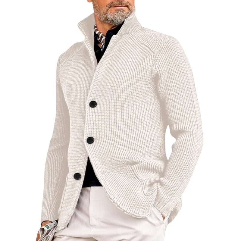 Raymark | Men’s Knitted Button-Front Winter Cardigan