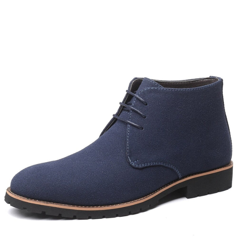 Zian | Men’s Lace-Up Ankle Boots with Rugged Grip Sole