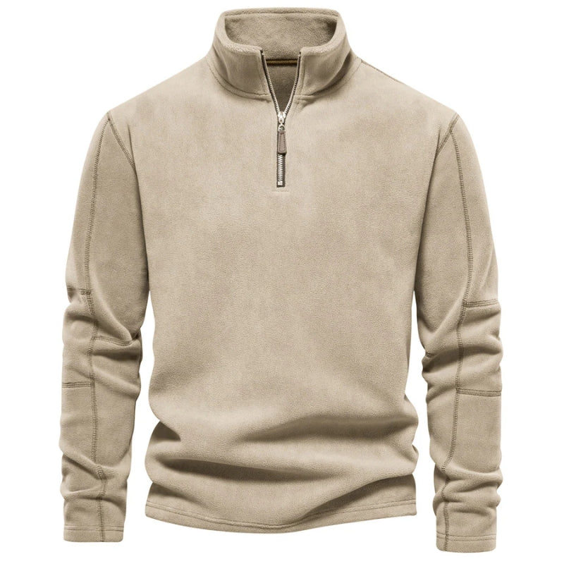 Freud | Men’s Fleece Quarter-Zip Pullover with Stand Collar