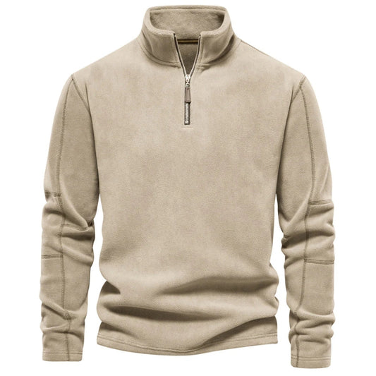 Freud | Men’s Fleece Quarter-Zip Pullover with Stand Collar