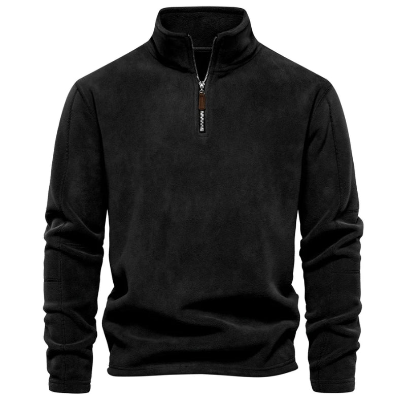 Freud | Men’s Fleece Quarter-Zip Pullover with Stand Collar