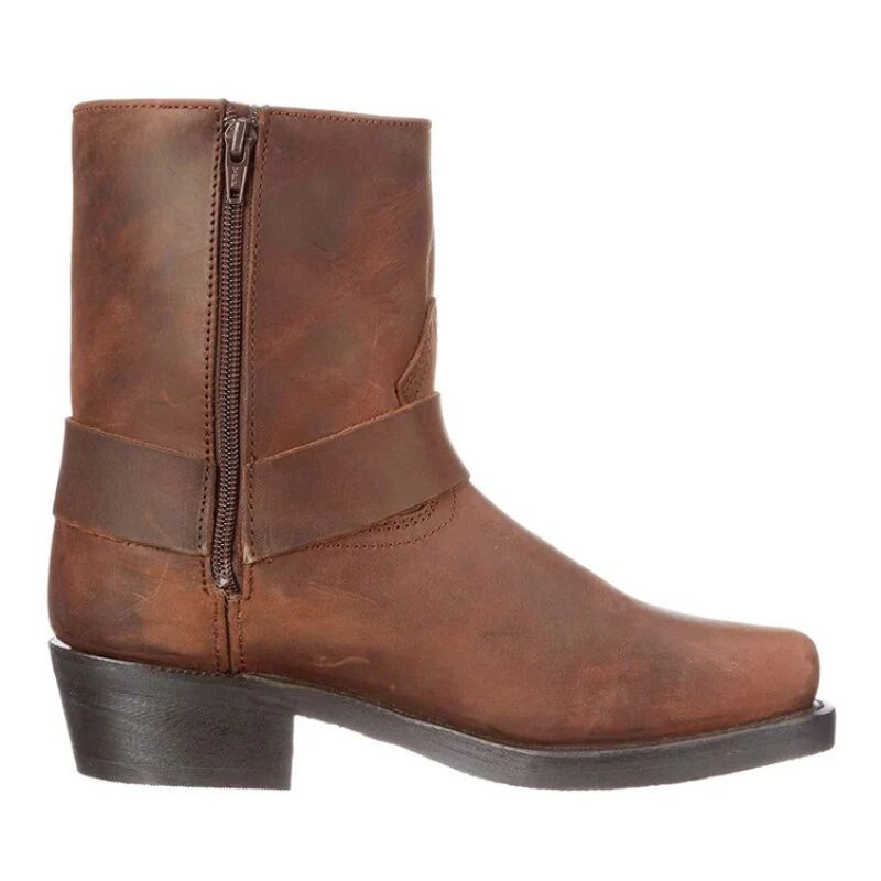 Colton | Men’s Cowboy-Inspired Brown Leather Boots