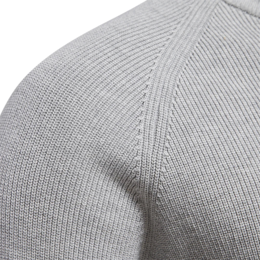 Miles | Men’s Wool Blend Half-Zip Knit Jumper
