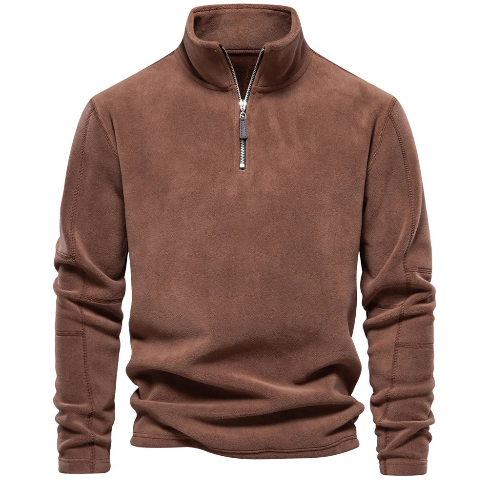 Levi | Men’s Retro Fleece Half-Zip Pullover Sweater
