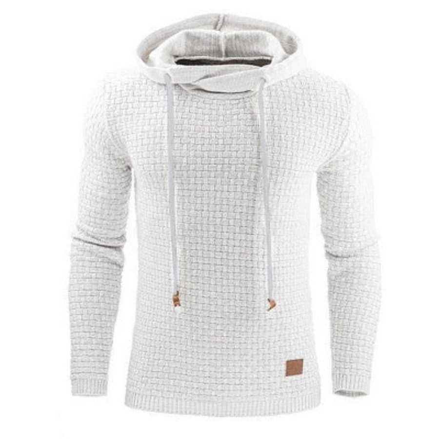 Jace | Men’s Warm Adjustable Drawstring Knit Hoodie