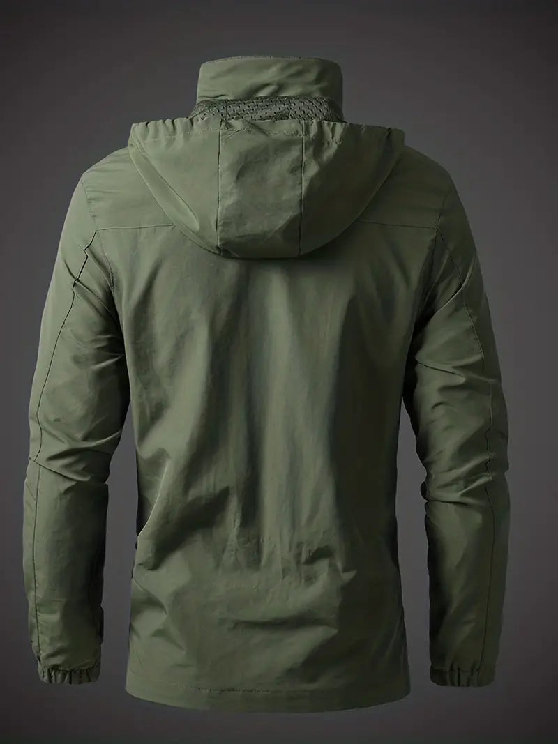 Clyde | Men’s Hooded Outdoor Hiking Jacket with Full Zip