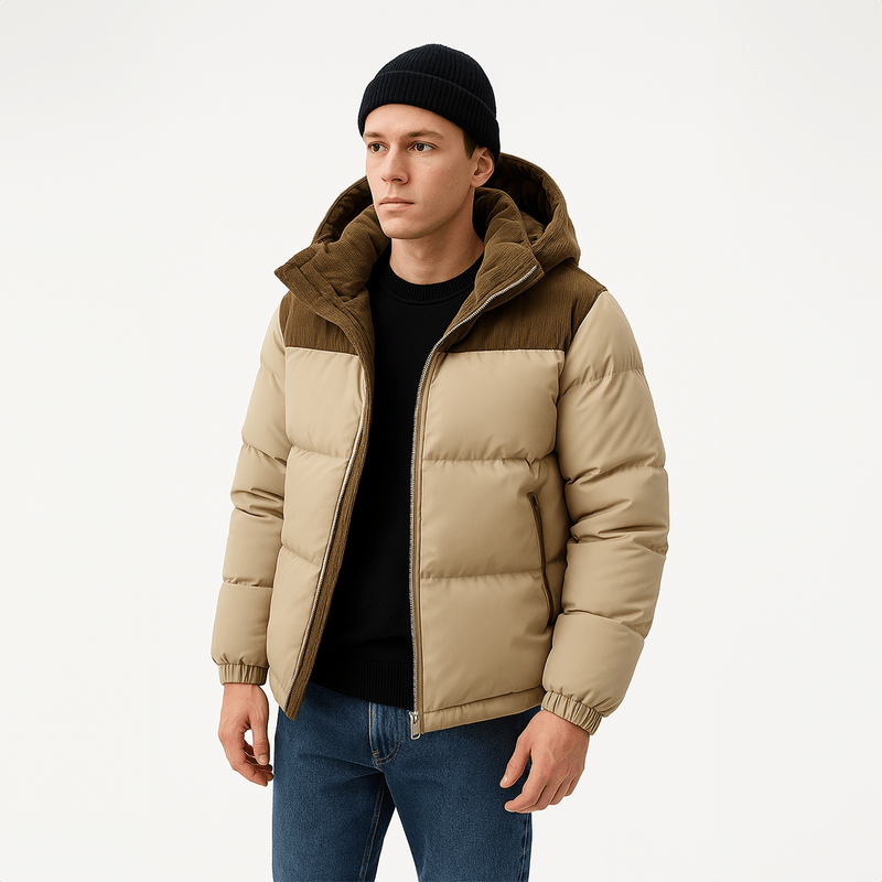 Carter | Men’s Hooded Puffer Winter Jacket