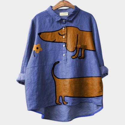 Ismay | Women’s Playful Art Print Oversized Shirt