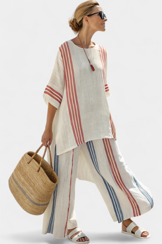 Saylor | Women’s Relaxed Loungewear Top & Wide-Leg Pants Set