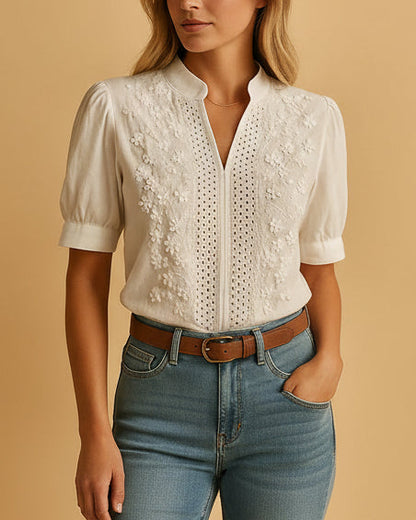 Beatrix | Women’s Embroidered Elegant Blouse
