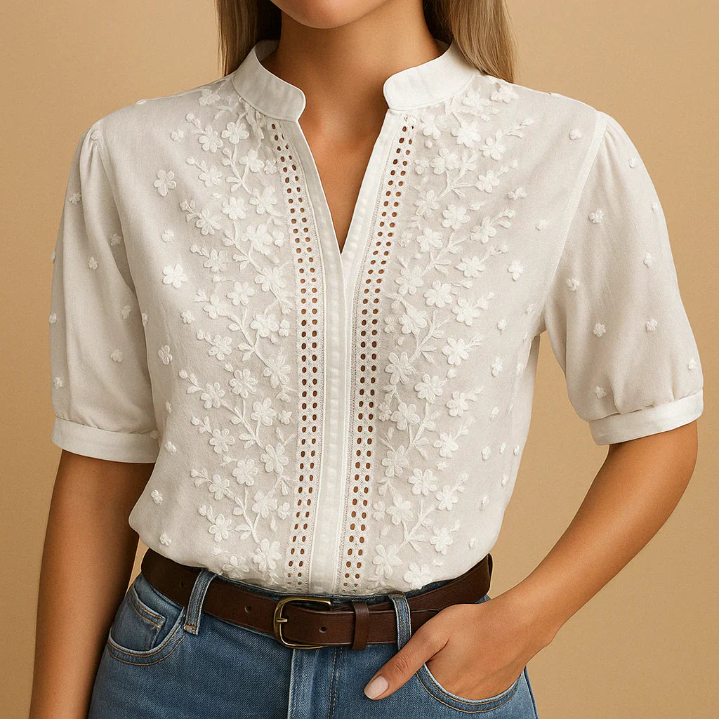 Beatrix | Women’s Embroidered Elegant Blouse
