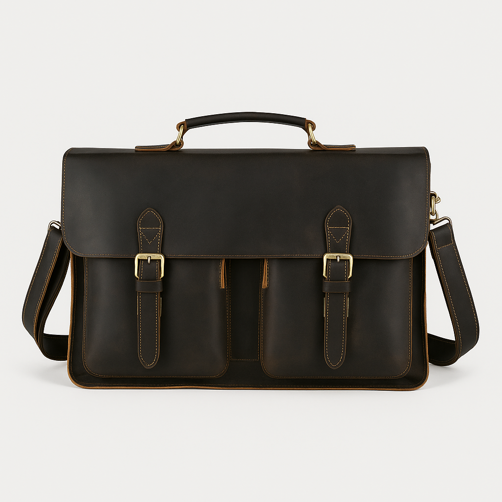 Montrival | Sac Cartable Vintage