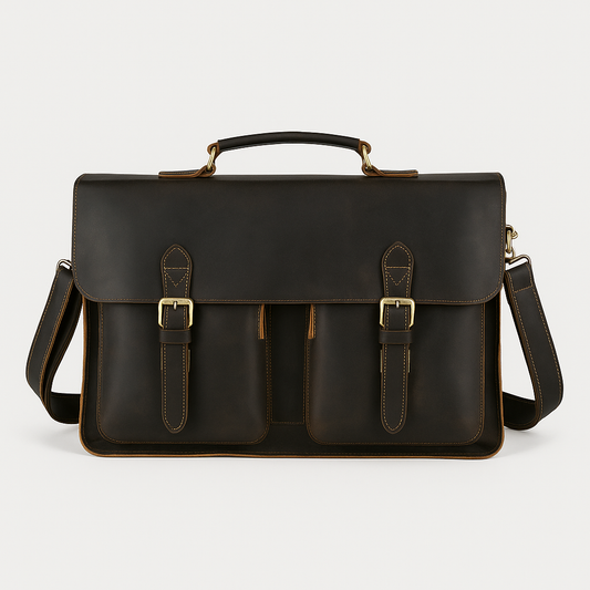 Montrival | Sac Cartable Vintage