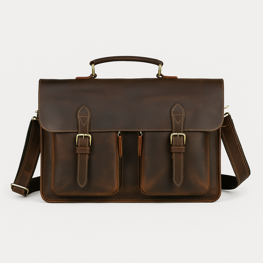 Montrival | Sac Cartable Vintage