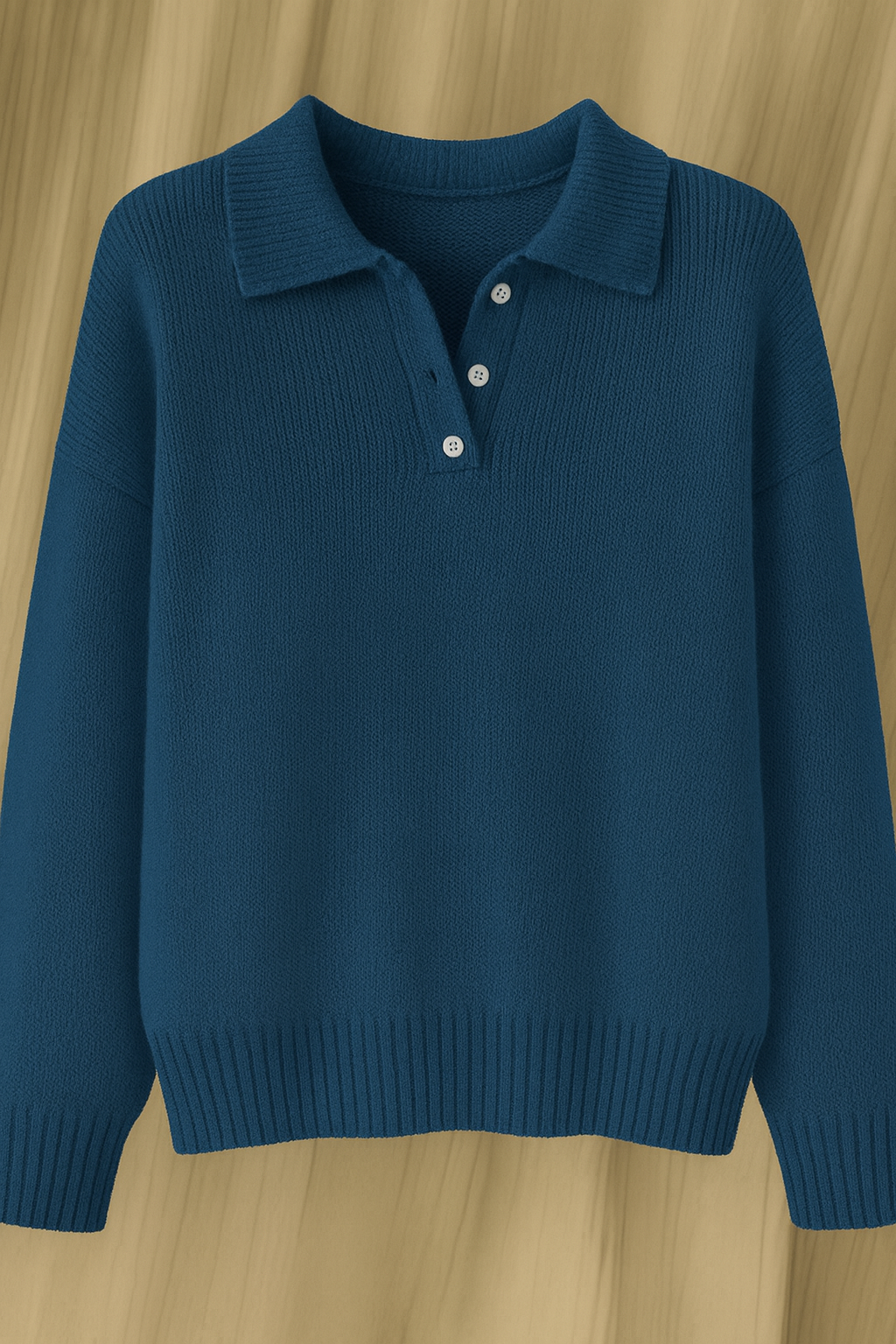 Zabrina | Women’s Knitted Pullover Polo Sweater
