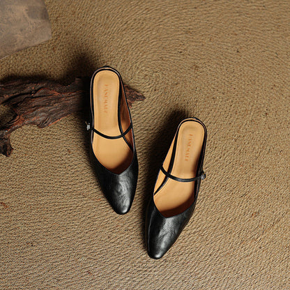 Corinne | Women’s Genuine Leather Slip-On Orthopedic Mules