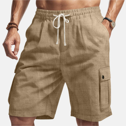 Ashton | Men’s Breathable Linen Beach Shorts with Relaxed Summer Fit