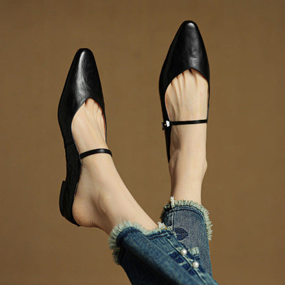 Corinne | Women’s Genuine Leather Slip-On Orthopedic Mules