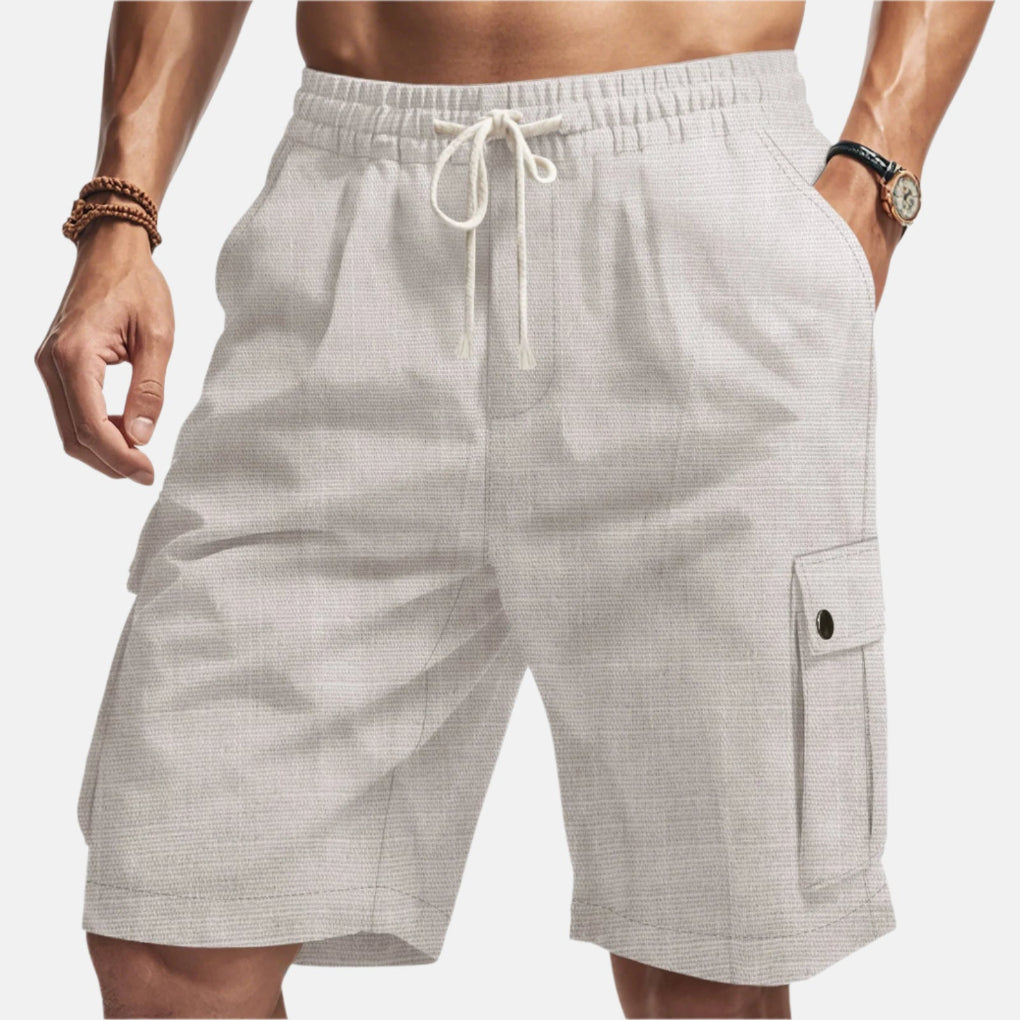Ashton | Men’s Breathable Linen Beach Shorts with Relaxed Summer Fit
