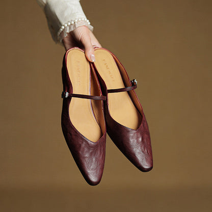 Corinne | Women’s Genuine Leather Slip-On Orthopedic Mules