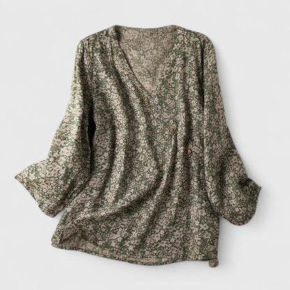Delaney | Women’s Floral Long Sleeve Blouse