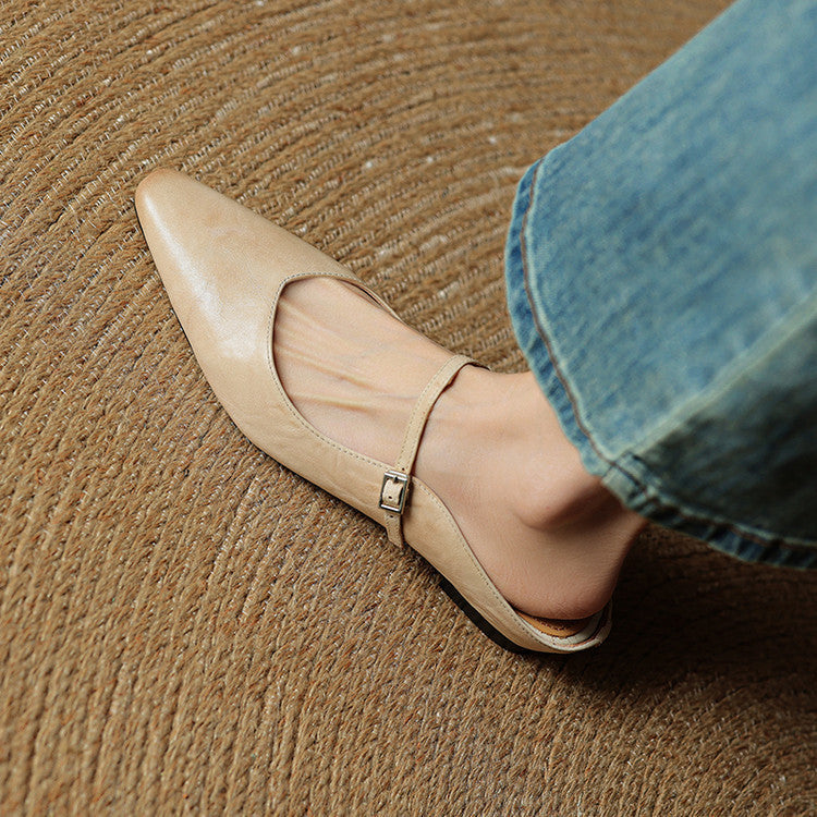 Corinne | Women’s Genuine Leather Slip-On Orthopedic Mules