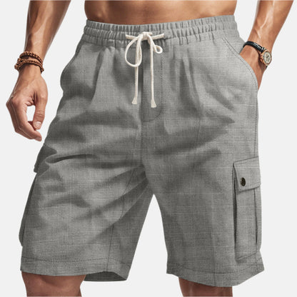 Ashton | Men’s Breathable Linen Beach Shorts with Relaxed Summer Fit