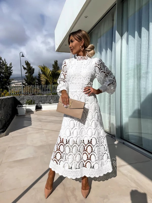 Maristella | Women’s Elegant Long Sleeve Party Dress