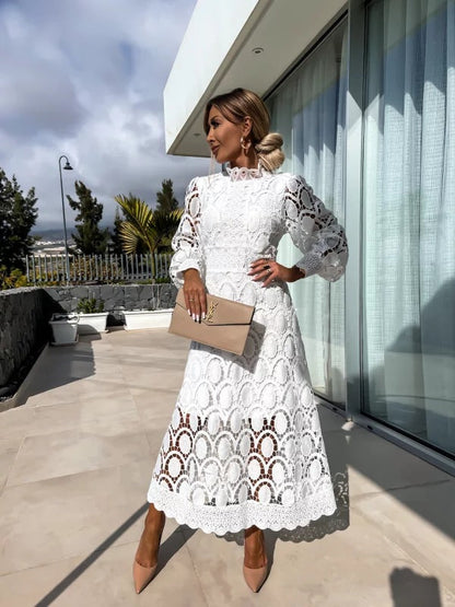Maristella | Women’s Elegant Long Sleeve Party Dress