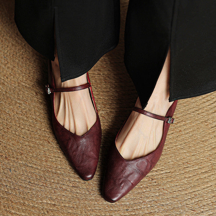 Corinne | Women’s Genuine Leather Slip-On Orthopedic Mules