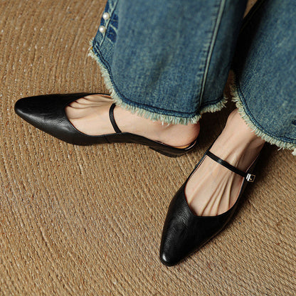 Corinne | Women’s Genuine Leather Slip-On Orthopedic Mules