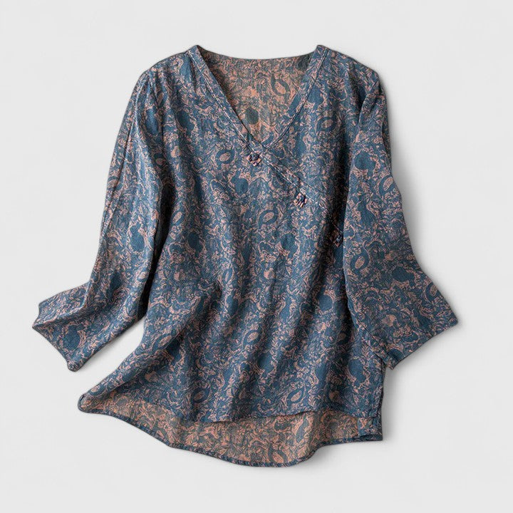 Delaney | Women’s Floral Long Sleeve Blouse