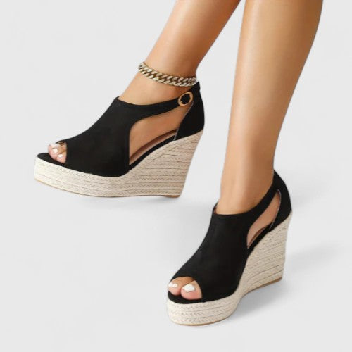 Karina | Women’s Peep Toe Wedge Heel Sandals